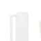 CosmoLiving by Cosmopolitan Set of 3 White Ceramic Modern Vase, 17", 16", 16"
